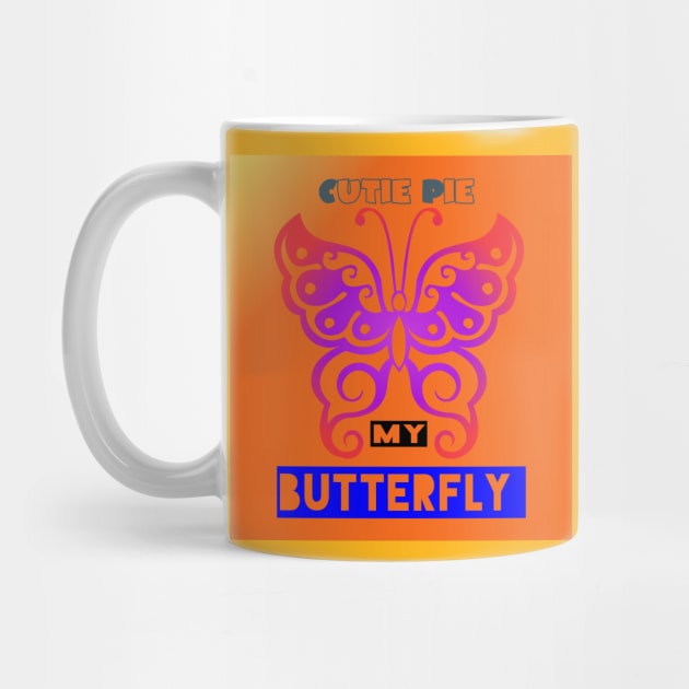 Cutie pie my Butterfly by Rivas Teepub Store